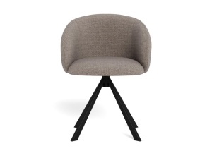 Scaun dining Eleanor, Gri, 79x56x55 cm - Img 3