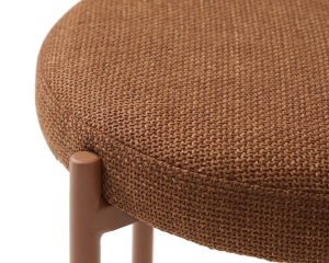 Scaun dining fara spatar PELICAN, Maro, 44x48x44 cm - Img 3
