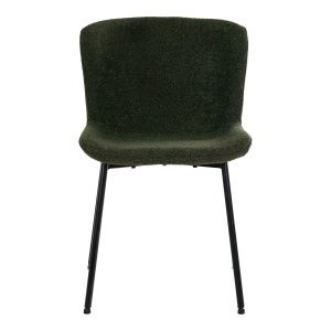 Scaun dining Maceda, Verde inchis, 59x48x83 cm - Img 4