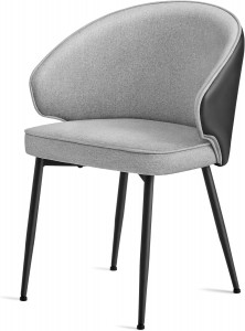 Scaun dinings, Vasagle, Gri deschis, 64x59x83.5 cm - Img 2