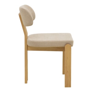 Scaun Genoa, Bej, 50x43x82 cm - Img 3