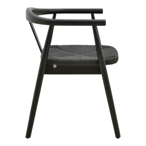 Scaun Gernine, Negru, 56x49x73 cm - Img 4