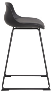 Scaun inalt Tina, Negru, 84x50x49 cm - Img 4