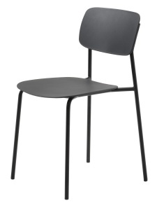 Scaun KIRKLAND, Negru, 51x79x44 cm