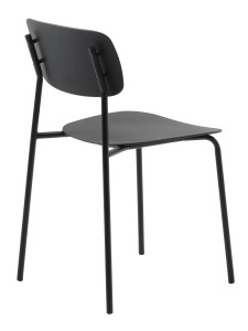 Scaun KIRKLAND, Negru, 51x79x44 cm - Img 4