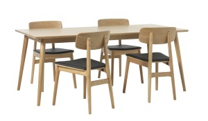 Scaun LIVO, Stejar, 55x82x46 cm