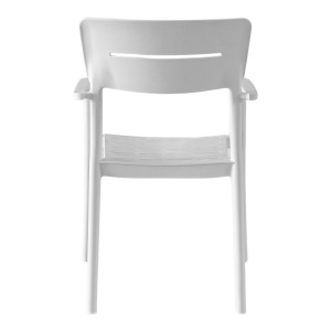 Scaun Pilma, Alb, 57x54x82 cm - Img 5