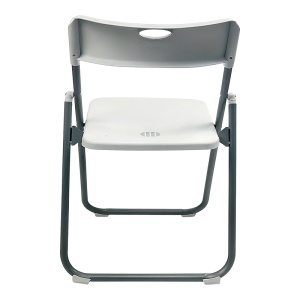 Scaun pliabil, Edison, Alb, 49x38x73 cm - Img 5