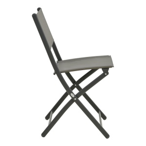 Scaun pliabil, Jeve, Gri inchis, 46x51x81 cm - Img 4