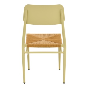 Scaun stivuibil, Giardino, Bej, 56x45x82 cm - Img 6