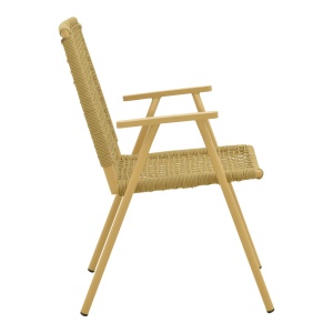 Scaun stivuibil, Weave, Bej, 63x57x86 cm - Img 4