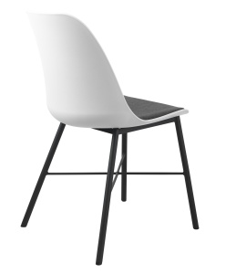 Scaun WHISTLER, Alb, 54x83x47 cm - Img 3