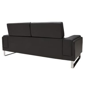 Set 2 canapele cu 2 locuri Shea Pako World Negru 198x80x87 cm - Img 6