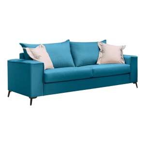 Set 2 canapele cu 2 locuri Verona x2 Pako World Albastru 225x93x100 cm - Img 2