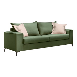 Set 2 canapele cu 2 locuri Verona x2 Pako World Verde inchis 225x93x100 cm - Img 2