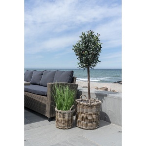Set 2 piese Cosuri decorative Gili, Natural, 40x30x48 cm