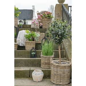 Set 2 piese Cosuri decorative Gili, Natural, 40x30x48 cm - Img 3