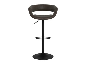 Set 2 piese Scaune de bar Grace, Negru Mat, 101x54.5x48.5 cm - Img 3
