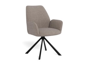 Set 2 piese Scaune dining Glenda V2, Gri, 88.5x61x63 cm - Img 3
