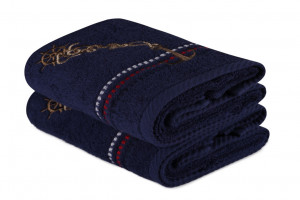 Set 2 Prosoape de Bucatarie Marina Dark Blue Cipa 50x70 cm (Bumbac 100%) - Img 4