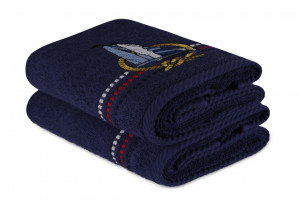 Set 2 Prosoape de Bucatarie Marina Dark Blue Yelken 50x70 cm (Bumbac 100%) - Img 4