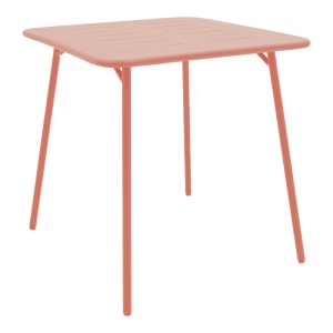 Set 3 bucati masa si scaune gradina V2, Moraja, Terracotta, 70x70x73 cm - Img 3
