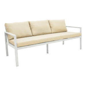 Set 4 bucati de gradina, Gardenly, Alb, 68.5x175x72 cm - Img 3