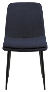 Set 4 piese Scaune dining Becca, Albastru, 85.5x46x55 cm - Img 5