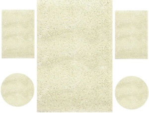 Set 5 covoare si Rotund, Fantasy, Alb, 200x300 cm, Delta 12500-10