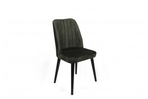 Set de 2 scaune Alfa-432, Kaki- Negru - Img 2