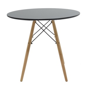 Set masa si scaune dining, 5 buc, Julita, Natural, 80x80x73 cm - Img 4