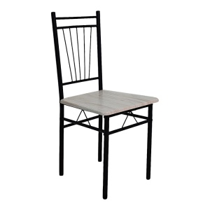 Set masa si scaune dining 5 buc. Roza, Stejar, 120x65x90 cm - Img 3