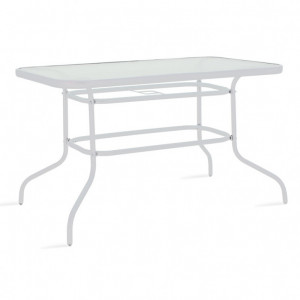 Set Masa si Scaune Gradina Valor-Calan 5 Piese Alb - Browm - Img 2