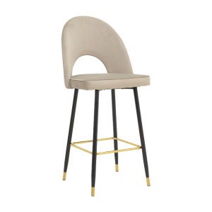 Set scaune de bar, 2 buc, Casenio, Pako, Bej 48x50x107 cm