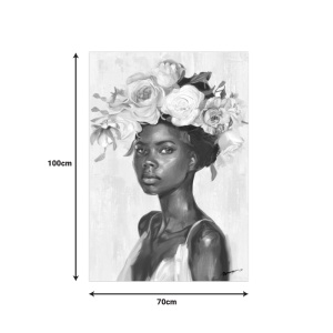 Tablou canvas Fleri E, Pako World, cu rama, 70x3.5x100 cm - Img 2