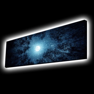 Tablou cu LED Urban Denizen Multicolor 30x90 cm - Img 2