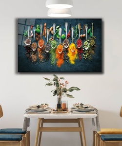 Tablou din sticlă temperată 0464 Multicolor 46x72 cm - Img 7