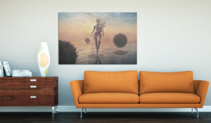 Tablou - Lightness of heaviness 120x80 cm - Img 2