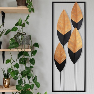 Tablou metalic Asil Multicolor 32x5x90 cm - Img 3