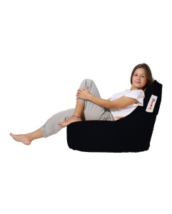 Taburet puf beanbag de gradina Baton Negru - Img 11