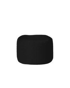 Taburet puf de gradina Square Negru 45x45x45 cm - Img 6