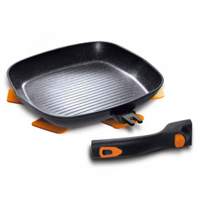Tigaie Grill, 28 cm, cu maner Detasabil BH/1956