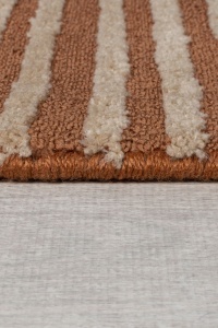 Traversa Kylo Circular Knit Teracota 80x300 cm, Flair Rugs - Img 3