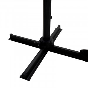 Umbrela de gradina suspendata cu rotatie de 360 de grade Raffaella aluminiu 3x3m antracit - Img 5