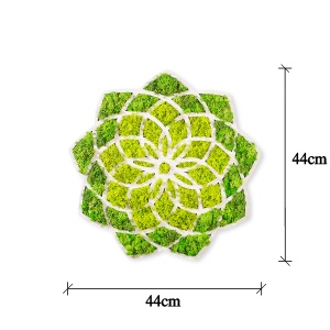 Accesoriu decorativ de perete Daisy Verde 44x1.6x44 cm - Img 6