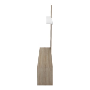 Ansamblu comoda TV Delfina Alb 190x40x199.5 cm - Img 6