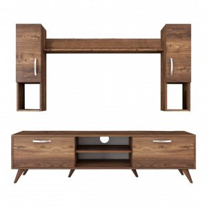 Ansamblu Comoda TV M27 Walnut - Img 10