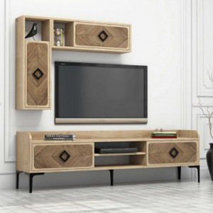 Ansamblu Comoda TV Samba Oak - Img 1