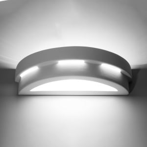 Aplica Helios din ceramica Alb 40x15x10 cm - Img 3