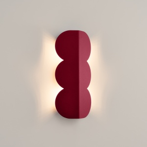 Aplica perete Biscuit Burgundy 16.3x5.8x33.6 cm - Img 3